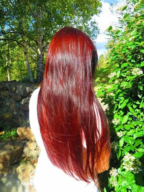 Покрасить волосы хна гвоздика красное вино фото My natural cares: The henne revives my color Henné cheveux, Henné, Cheveux acajo