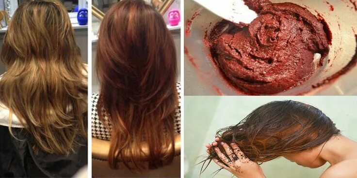 Покрасить волосы кофе фото Learn How To Refresh Or Dye Your Hair Naturally, Without Chemicals! Cheveux, Tei