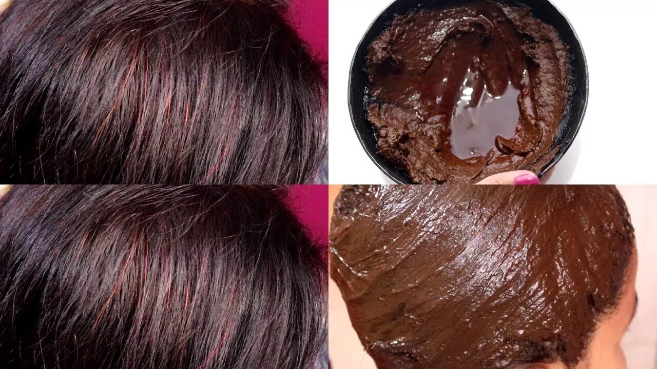 Покрасить волосы кофе фото How to get BURGUNDY hair color NATURALLY at home with HENNA hair dye - YouTube