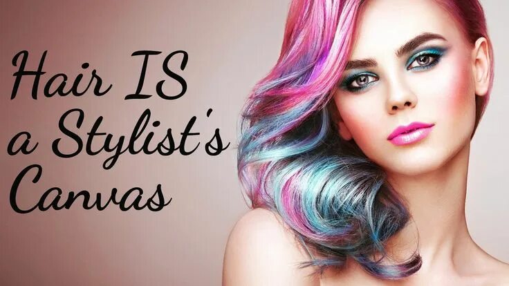 Покрасить волосы на фото Hair IS a Stylist's Canvas Indigo hair, Hair images, Remy human hair extensions