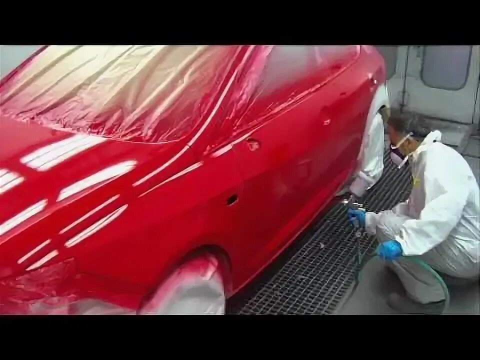 Покраска авто фото Pintado Standoblue de Standox Auto Carrascosa.AVI - YouTube Carro para pintar, C