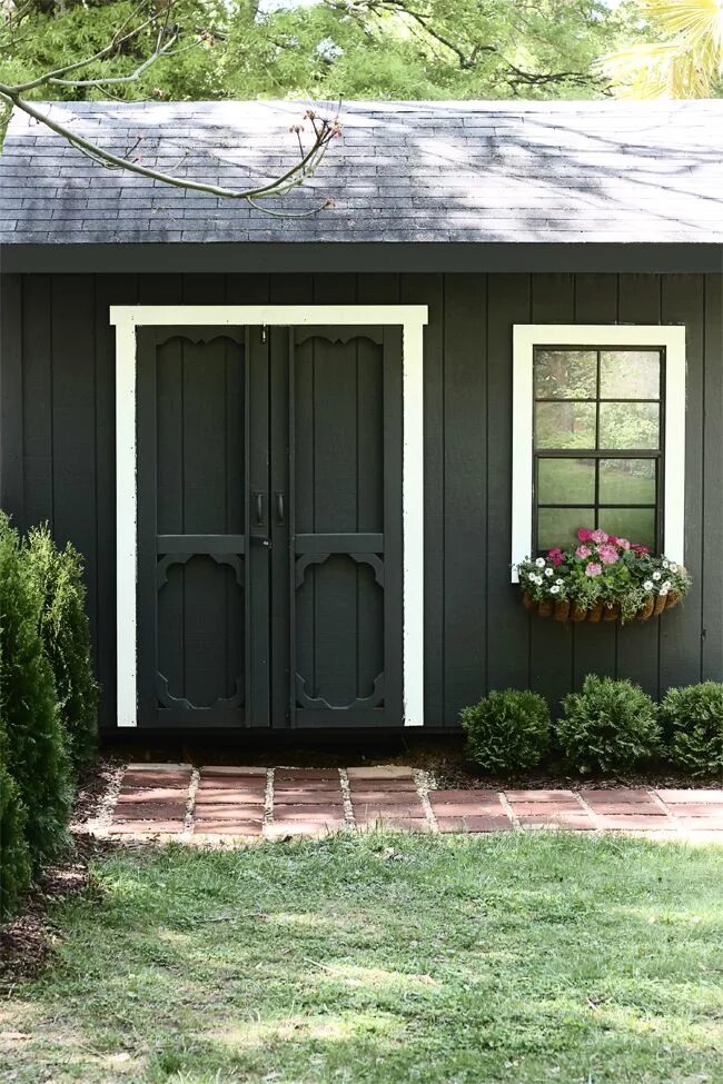 A Glimpse into my Shed's Future - Beneath My Heart Backyard storage sheds, Garde