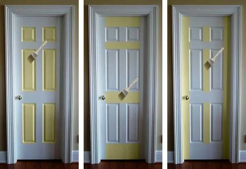 Покраска дверей фото Pop of Color: How-To Paint a Door - SAS Interiors Painted doors, Painted interio