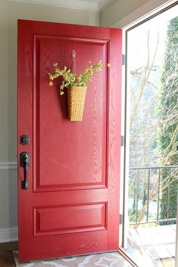 Покраска дверей фото 29 Front Door Color Ideas to Add Personality to Your Exterior Painted front door