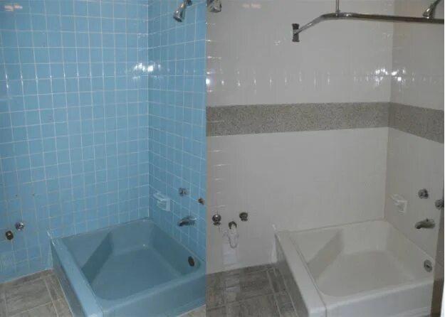 Покраска кафеля в ванной фото No matter what color your tiles or tub are we can help you achieve the updated b