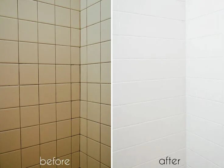 Покраска кафеля в ванной фото Transform Your Bathroom with a Tile Makeover