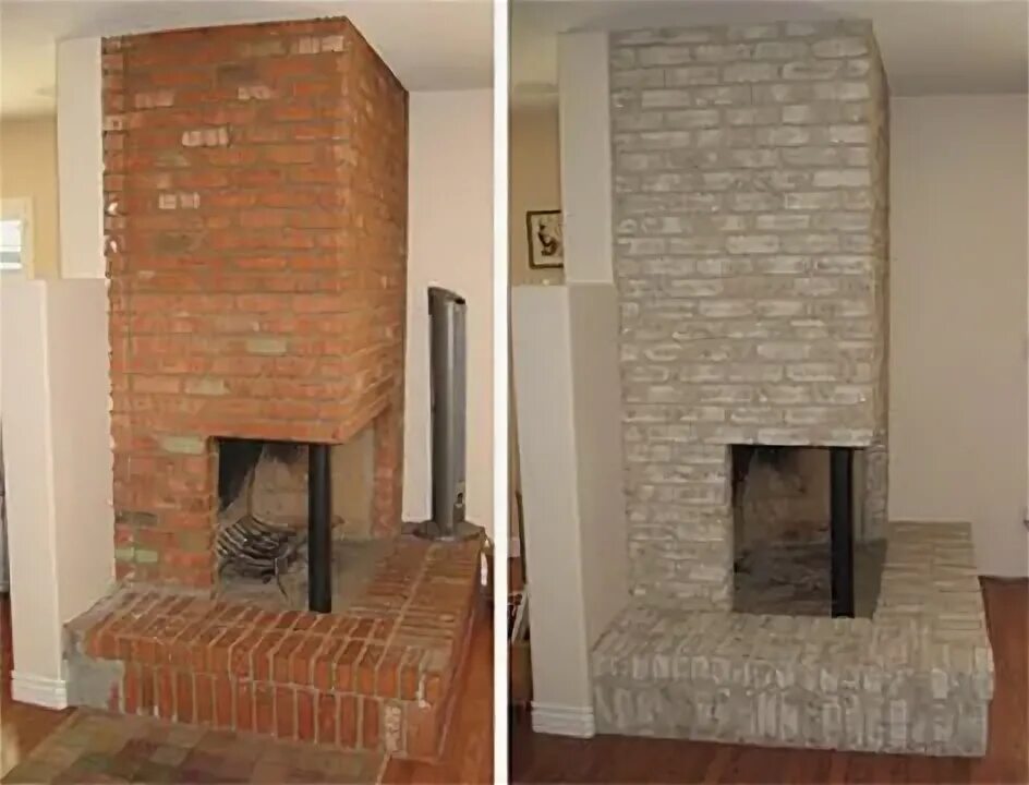 Покраска кирпичной печи в доме примеры варианты Properly Paint a Brick Fireplace Brick fireplace makeover, Red brick fireplaces,