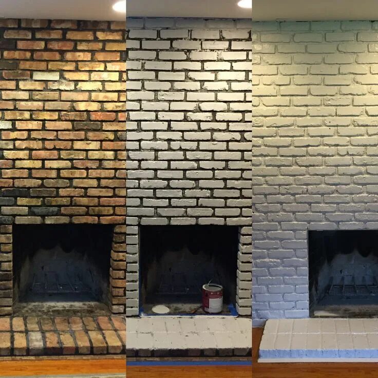 Покраска кирпичной печи в доме примеры варианты Image result for whitewash fireplace with dark grout Brick fireplace, Brick fire