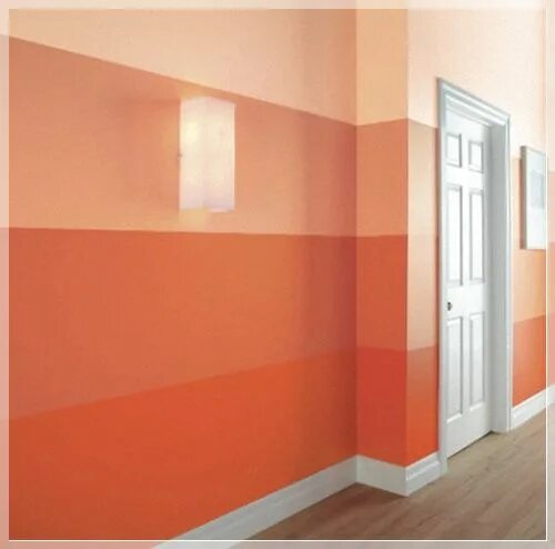 Покраска колером стены фото Многообразие полосатых стен. Striped wall, Stripe wall, Ombre wall