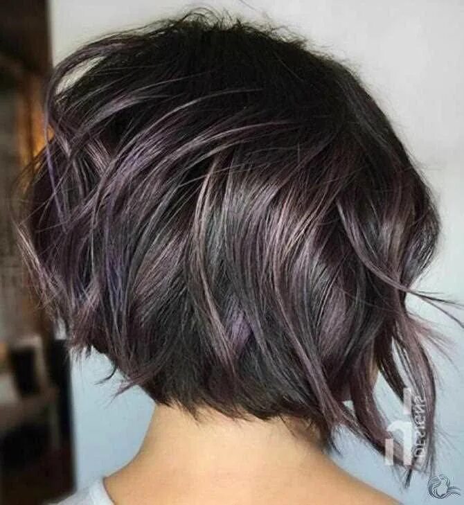 Покраска коротких темных волос фото 15 kurzer Bob Haarschnitte mit hinterkopf - Haare.CO Bob frisur graue haare, Bob