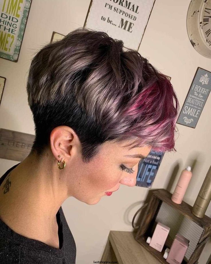 Покраска коротких женских стрижек Pin von Maughamnydia auf Hair styles Frisuren, Bob frisur, Haarschnitt kurz