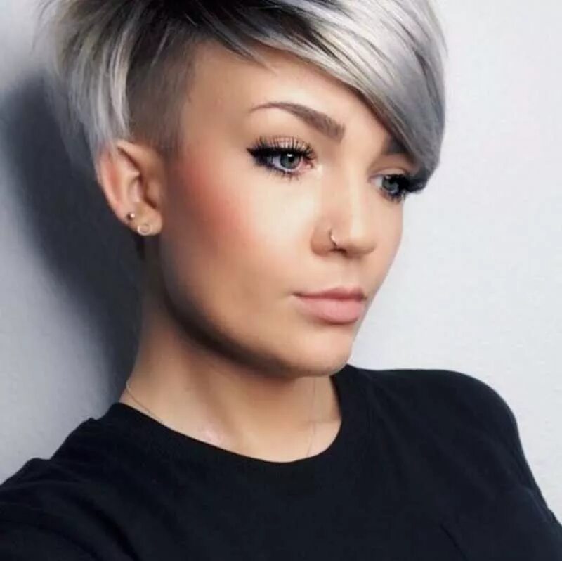 Покраска короткой стрижки для женщин Short Hairstyle 2018 - 124 Short hair styles, Short hair styles pixie, Short wed