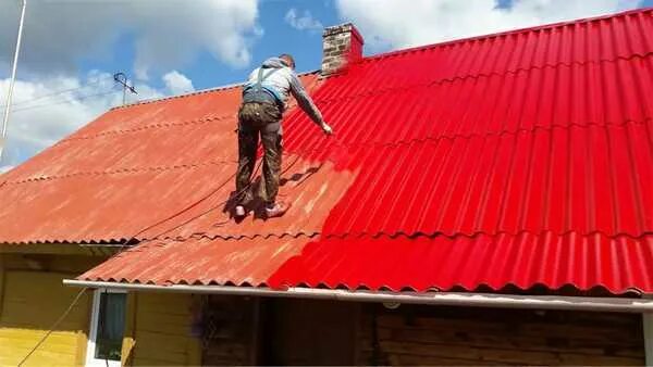 Покраска крыши дома фото евро заборы - Жөндеу жəне құрылыс ішінде Тараз - OLX.kz