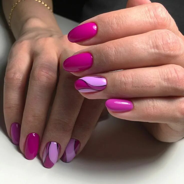 Покраска ногтей гель лаком фото новинки 2024 60+ fuchsia color nail polish (2018) Nail colors, Nail polish, Pink nail designs