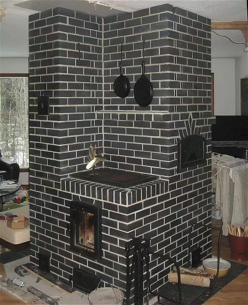 Покраска печи из кирпича фото Masonry Heater Association News - The Heater Mason's E-Zine Rustic stone firepla