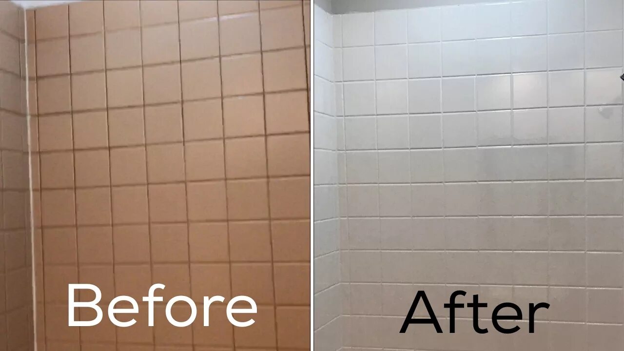 Покраска плитки фото до и после Refinishing ceramic tile in my bathroom (before and after) - YouTube