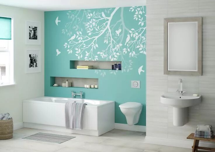 Покраска стен в ванной фото Superb Fitted Bathrooms from Betta Living Kid bathroom decor, Bathroom design, B