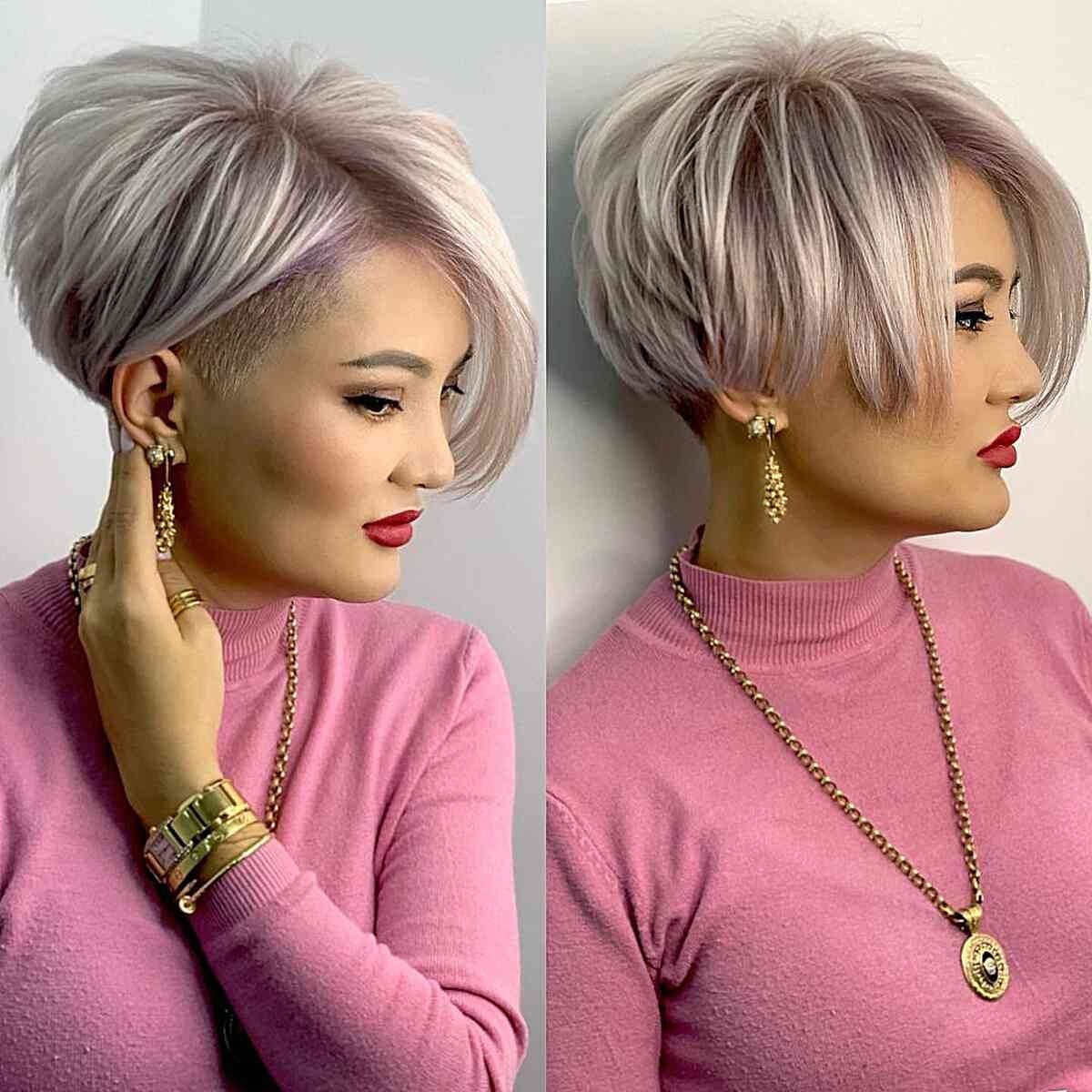 Покраска стрижка 2024 г Pin on hair in 2024 Chic short hair, Stacked bob haircut, Short hair styles pixi