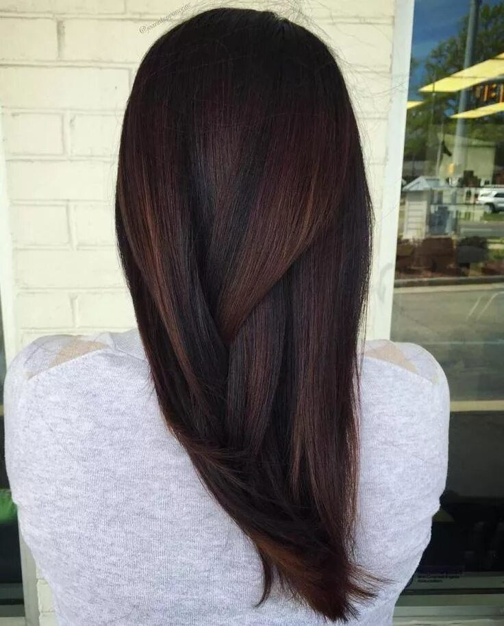 Покраска в коричневый фото 60 Chocolate Brown Hair Color Ideas for Brunettes in 2024 Brown hair dye, Long h