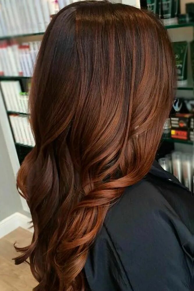 Покраска в коричневый цвет фото Pin on hair dos Brown ombre hair, Brunette hair color, Hair color auburn