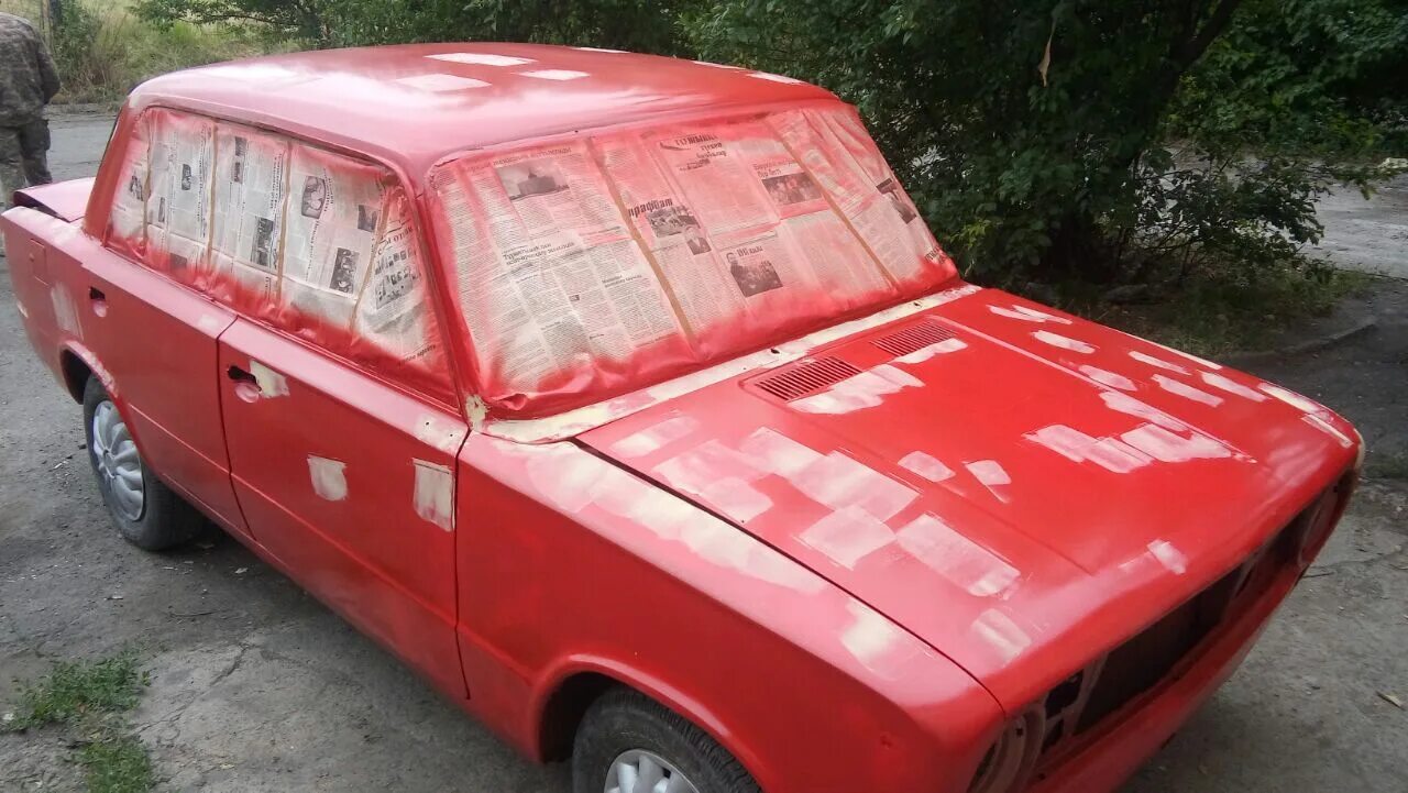 Покраска ваз фото Покраска машины "To be continued ☺" Часть 2 - Lada 2101, 1,3 л, 1973 года кузовн