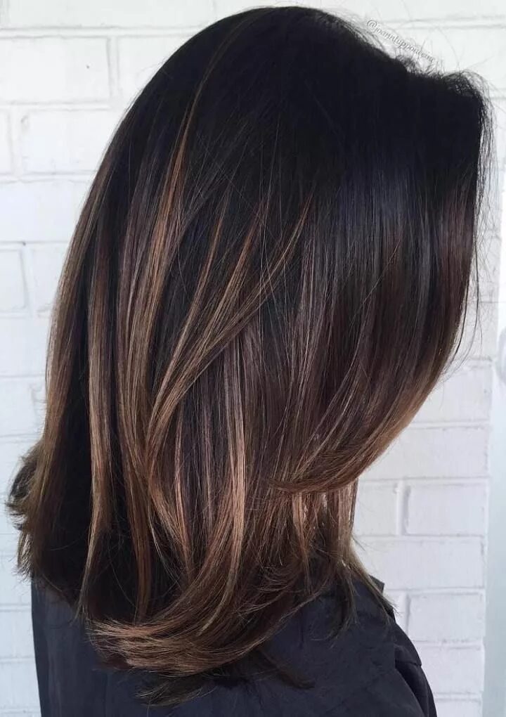 Покраска волос фото на средние темные Brown Hair Color Ideas and Hairstyles for 2024 - The Right Hairstyles Balayage h