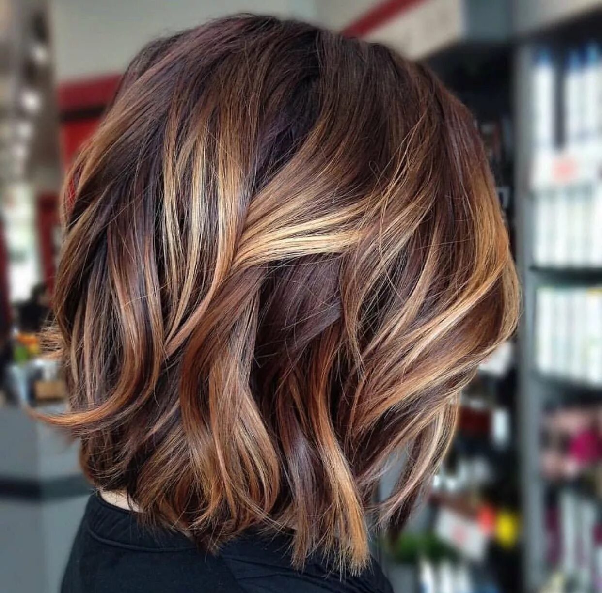 Покраска волос средней длины фото Pin on Hair Hair styles, Gorgeous hair color, Balayage hair