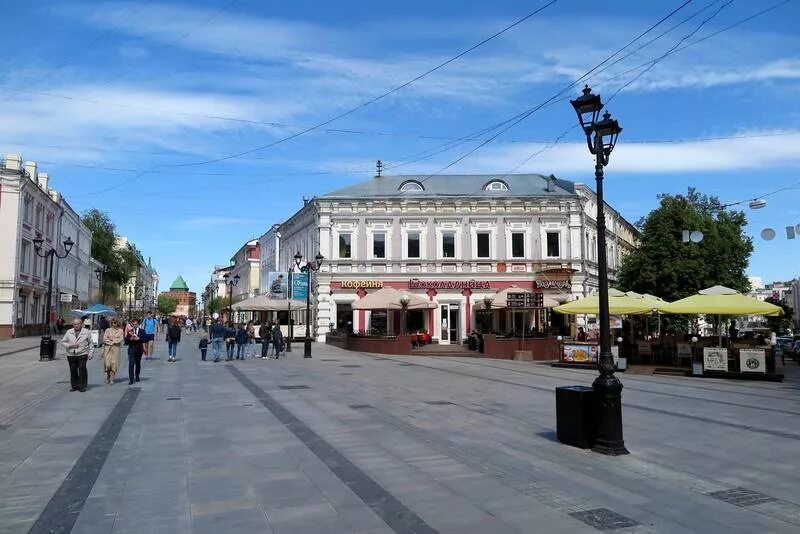 Покровка нижний новгород фото Большая Покровская улица Нижнего Новгорода - Удачи и свободы Вашему Я! - LiveJou