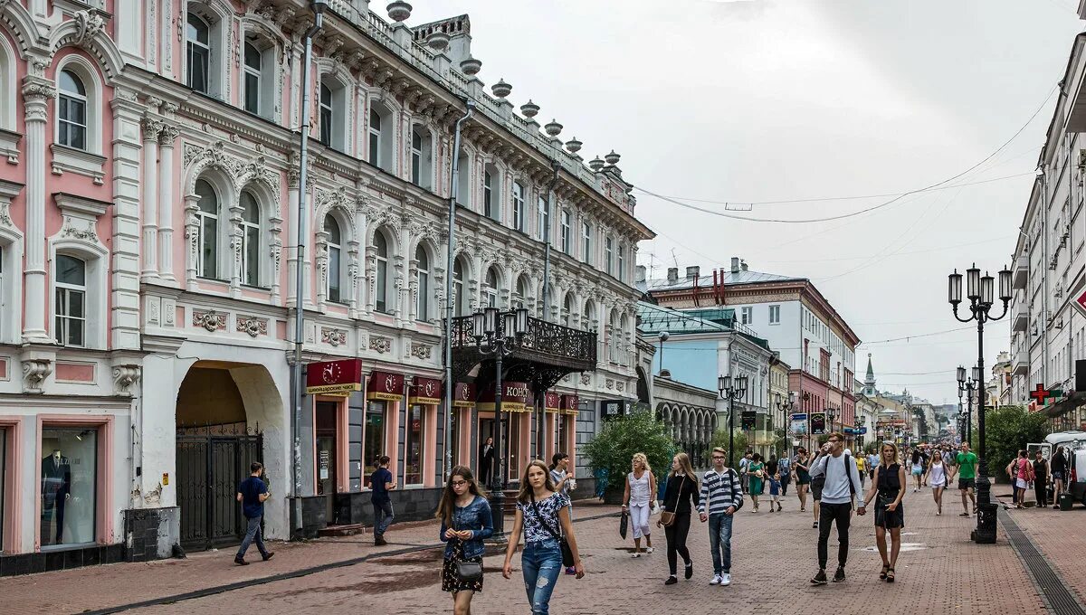 Покровская нижний новгород фото 2016.07.24_3719-22 Н.Новгород. Б.Покровская. Панорама-2 raw 1280 :: Дед Егор - С