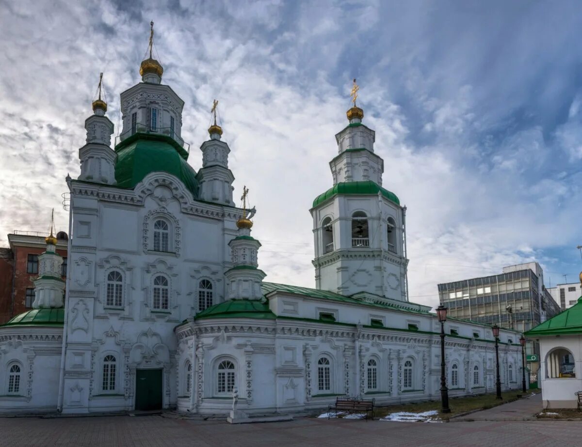 Покровская церковь фото Свято-Покровский кафедральный собор в Красноярске Описание и фото