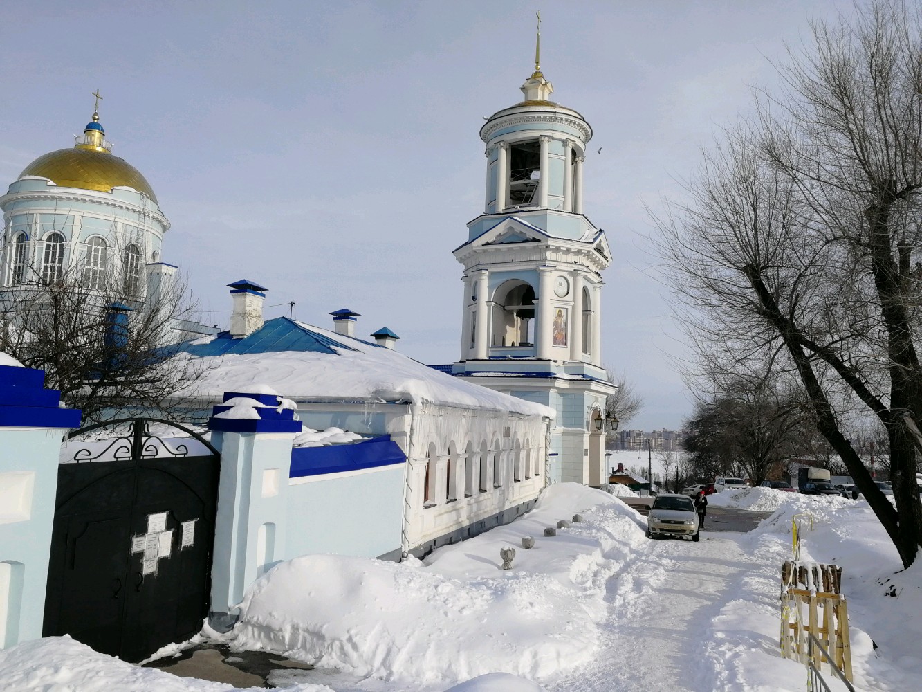 Покровская церковь воронеж фото Фото: Крестильная церковь Иоанна Предтечи при Покровском соборе, православный хр