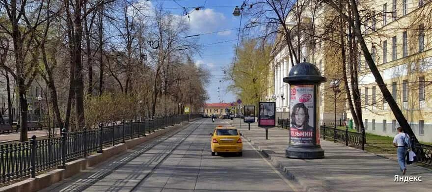 Покровский бульвар москва фото Покровский бульвар в Москве: история и дома, карта Покровского бульвара