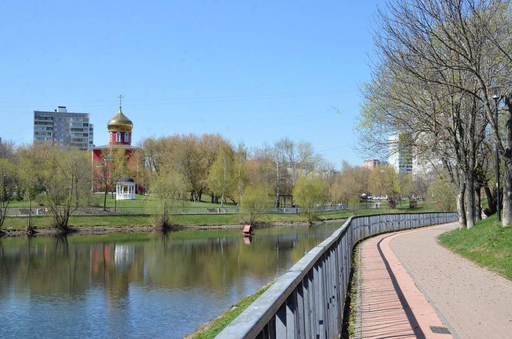 Покровский парк фото Реконструкция прудов в Покровском парке в ЮАО завершена