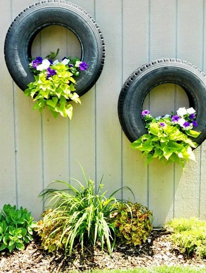 Покрышки на даче фото 20 Recycle Old Tires Best Ideas You've Ever Seen on the Internet Artesanato com 