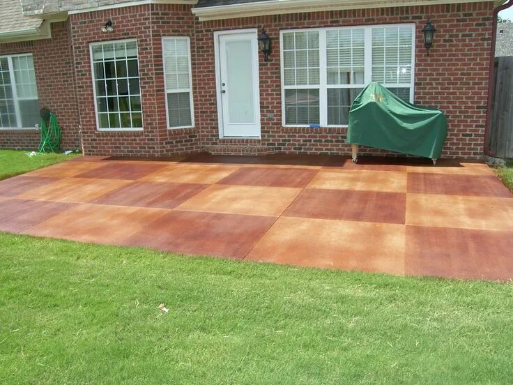 Покрытие для двора частного дома недорого фото concrete polishing Xtreme Polishing System's Official Blog Concrete stain patio,