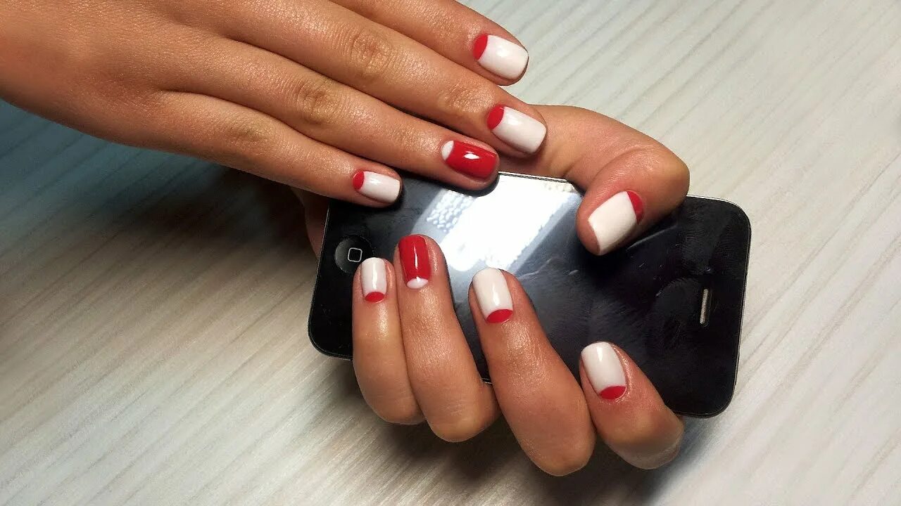 Покрытие лаком ногтей дизайн фото Дизайн ногтей гель-лак shellac - Лунный маникюр - Маникюр Диор (видео уроки диза