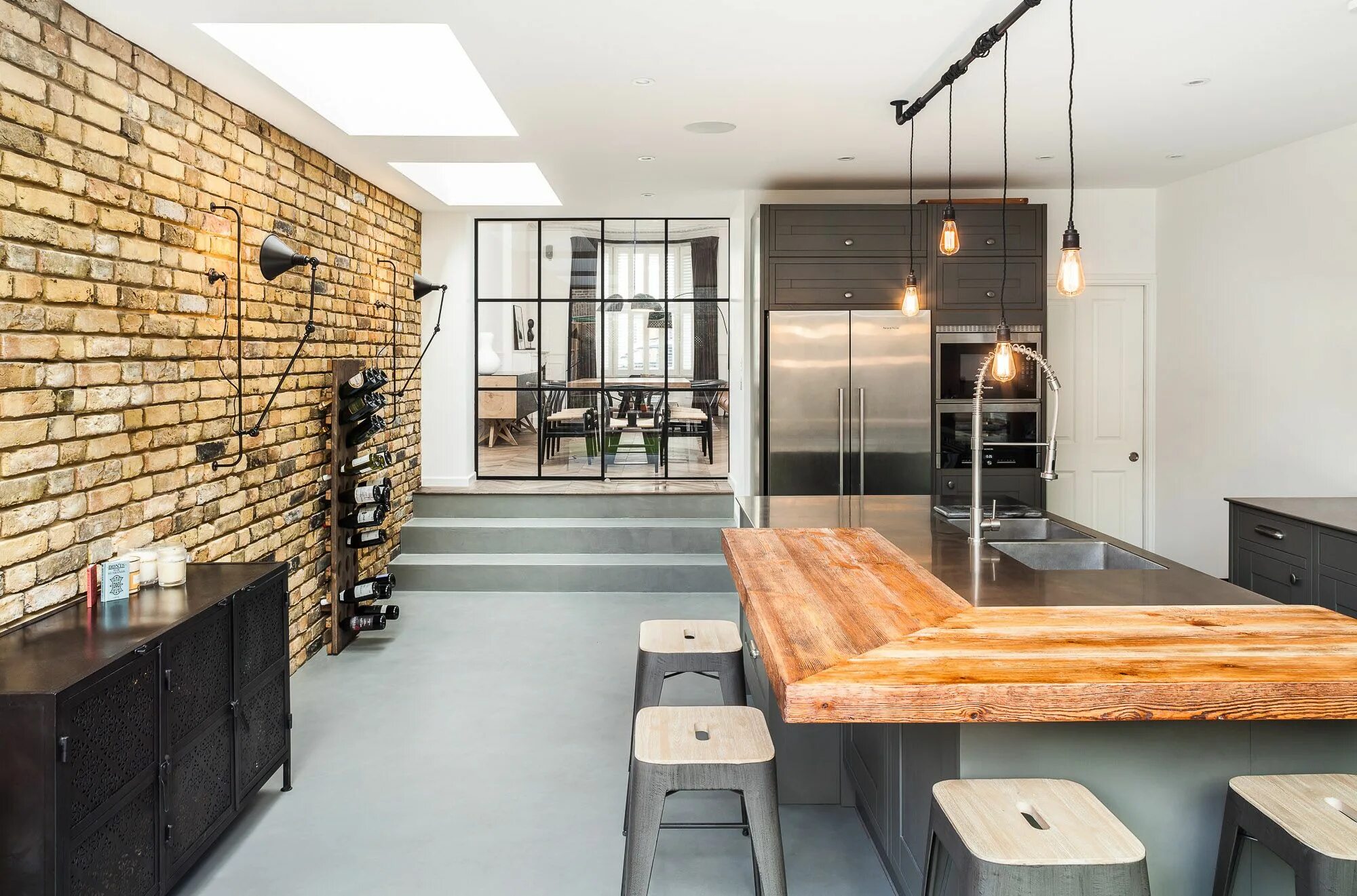 Покрытие в стиле лофт Industrial style kitchen. EMR Architecture #architecture #design #interiordesign