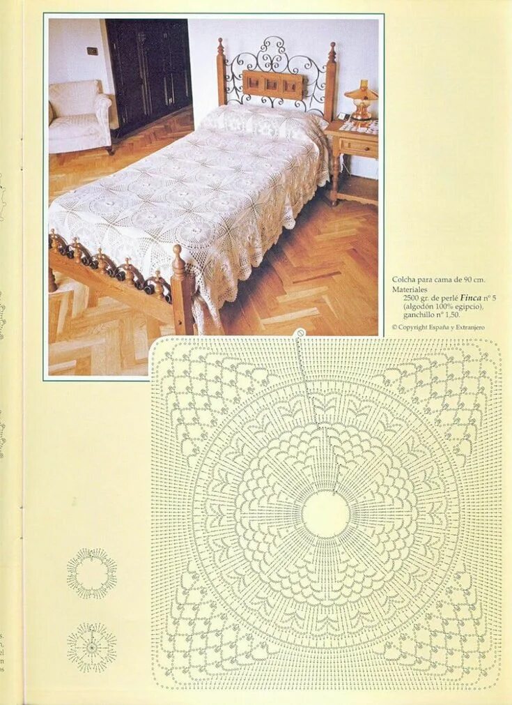 Покрывало крючком фото схемы Pin de bev miniard em 1 BEDSPREAD Padrões de quadrados de crochê, Colcha de croc