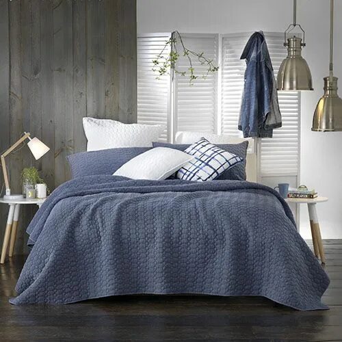 Покрывало на кровать в стиле лофт Bianca - Clyde Coverlet Set - Bedroom - Bedspreads - Adairs Online Elegant bed s