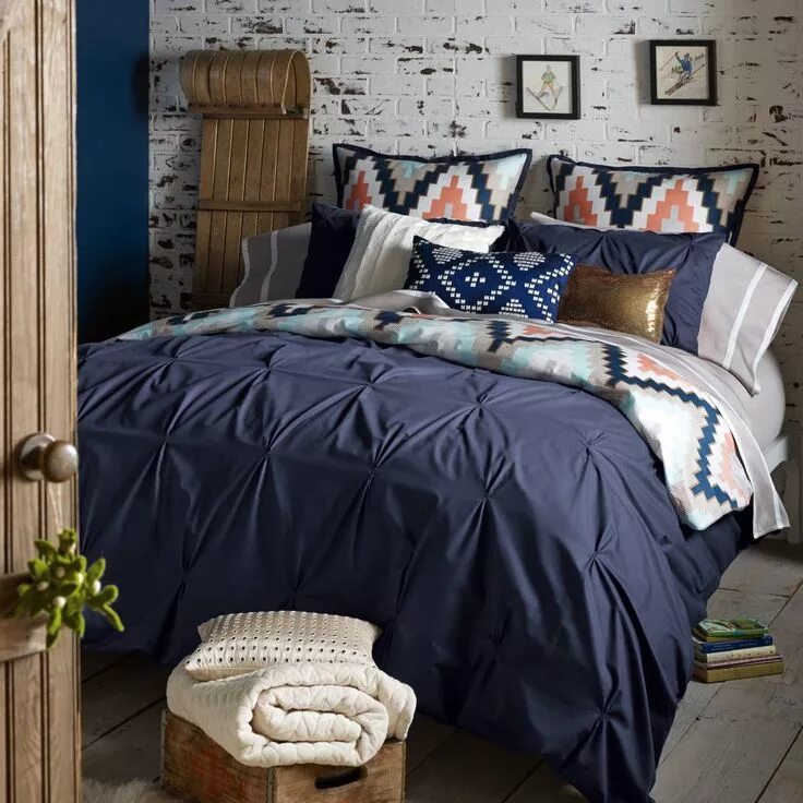 Покрывало в стиле лофт Product Image for Blissliving ® Home Harper Reversible Duvet Cover Set 1 out of 