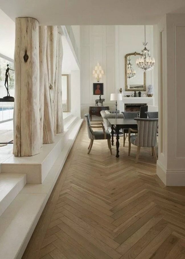 Пол елочка в современном интерьере #Parket_old# parquet# пол #паркет# интерьер# interior# floor Herringbone wood fl