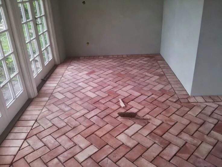 Пол из кирпича фото Beautiful Brick Floor by Jugendhuset Utomhus inredning, Drömhem, Golv