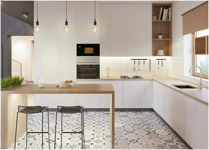 Пол на кухне дизайн 2024 Ivybush.ru Kitchen design decor, Kitchen interior, Modern kitchen