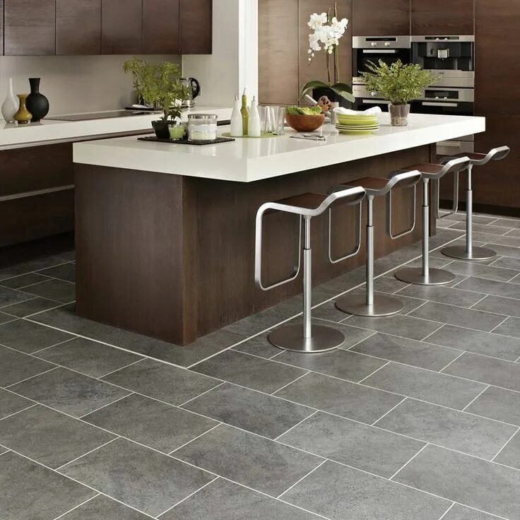 Пол на кухне плитка дизайн фото Knight Tile ST14 Cumbrian Stone Kitchen flooring, Vinyl flooring kitchen, Kitche