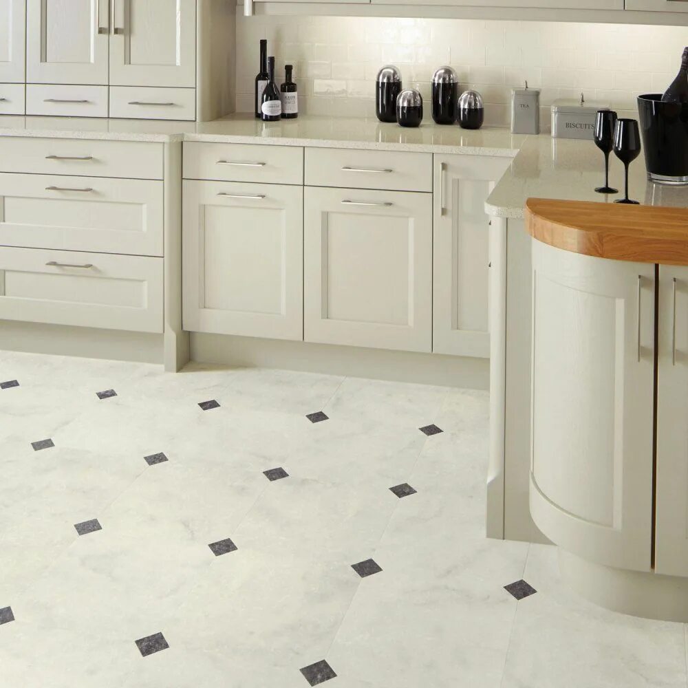 Пол на кухне плитка фото светлая Image result for marble tile with clipped corners Kitchen flooring, Kitchen floo