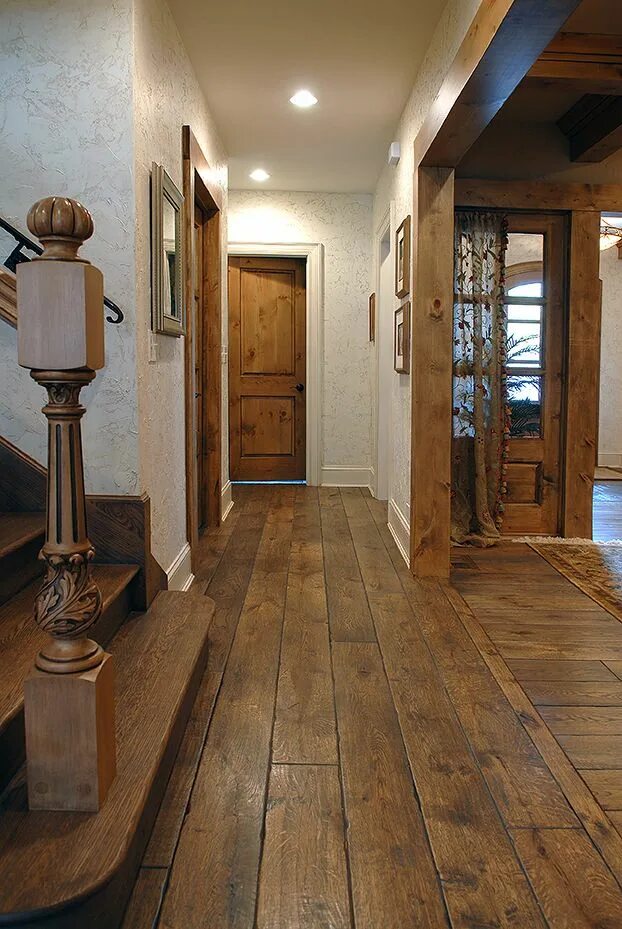 Пол плитка деревянный дом фото Signature Hardwoods Glen Ellyn Residence Victorian Collection Vintage French Oak