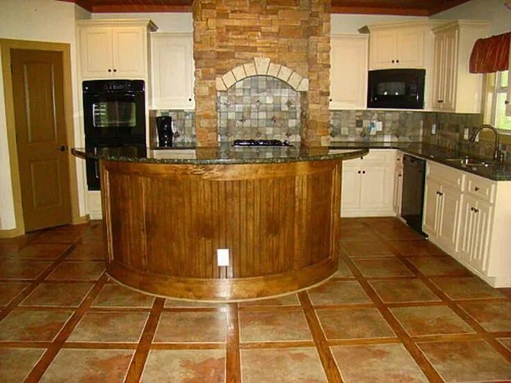 Пол плитка деревянный дом фото Popular And Classy Ceramic Kitchen Floor Tiles Ceramic tile floor kitchen, Kitch