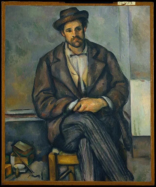 Поль сезанн фото Seated Peasant (Cézanne) - Wikipedia