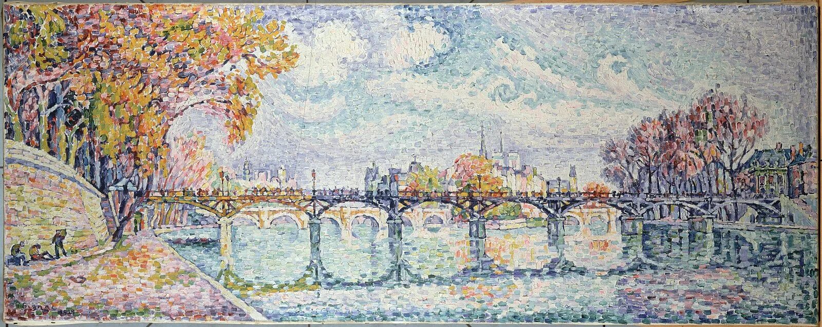 Поль синьяк фото File:Signac - Le pont des Arts - P2286 - Musée Carnavalet.jpg - Wikipedia