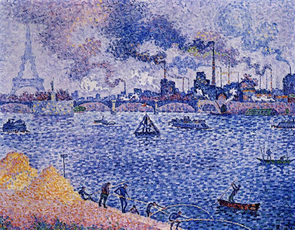 Поль синьяк фото File:Signac - Pont de Grenelle, 1899, FC 328.jpg - Wikipedia